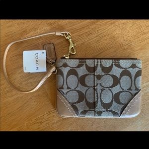 Brand new Coach wristlet